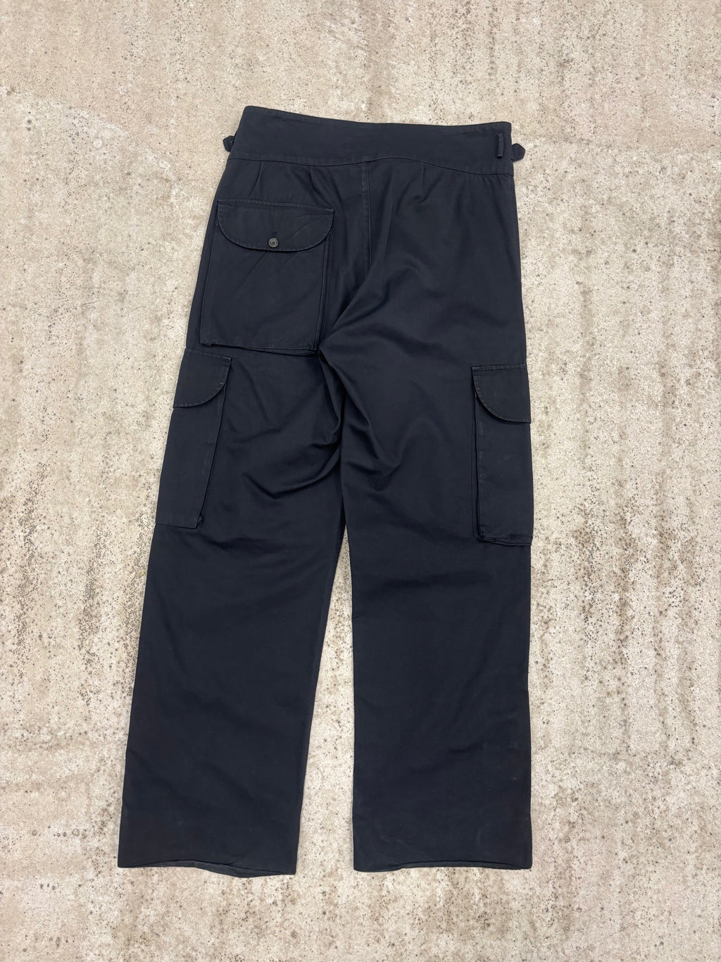 00's Gucci by Tom Ford Wide-Leg Pleated Cargo Pants With Double Cinch Waist