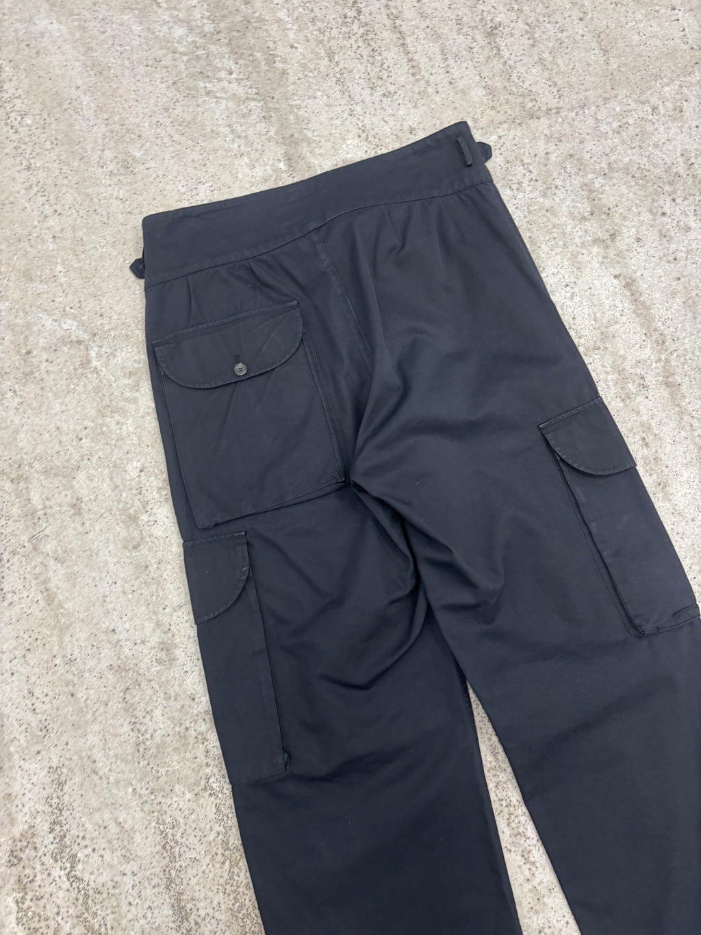 00's Gucci by Tom Ford Wide-Leg Pleated Cargo Pants With Double Cinch Waist