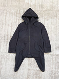 AW2004 Helmut Lang Layered Parka With Extended Sides And Fleece Lining