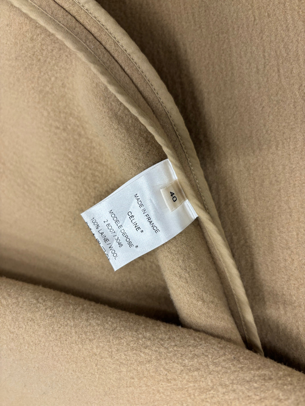 Fall 2010 Céline by Phoebe Philo Wool Short Cape