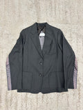 AW2005-2006 Martin Margiela Reconstructed Light Wool Blazer With Ornemental Lining Stripes
