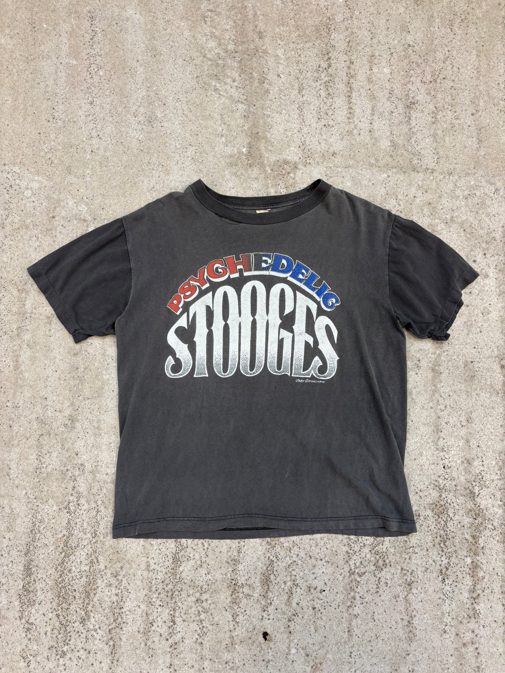 1970's The Stooges 'Total Energy' Short-Sleeve Shirt