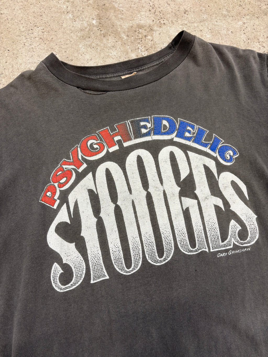 1970's The Stooges 'Total Energy' Short-Sleeve Shirt