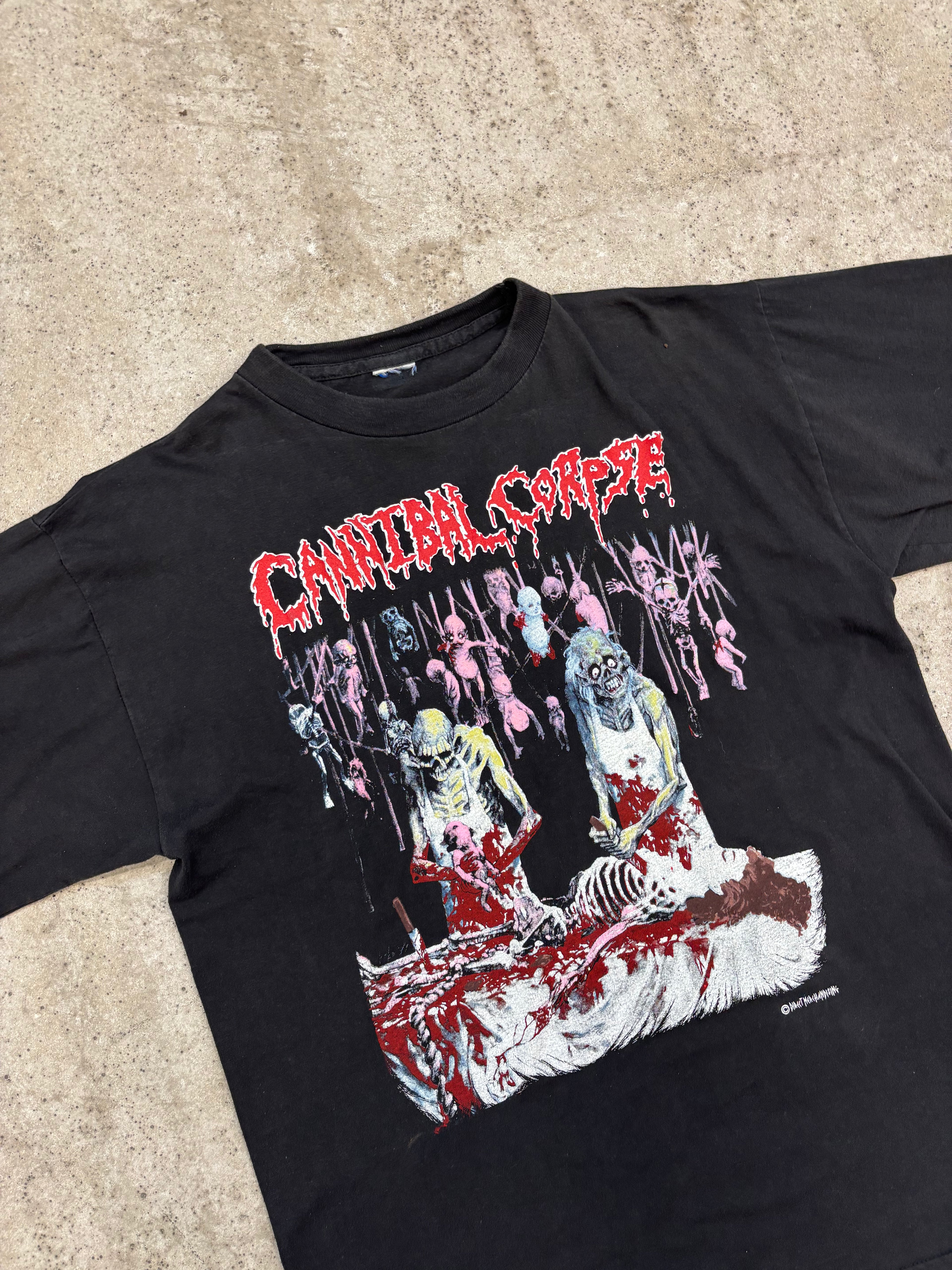 1991 Cannibal Corpse 'Butchered At Birth' Short-Sleeve Shirt