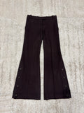 AW2001 Alexander McQueen Flare Brown Wool Trousers