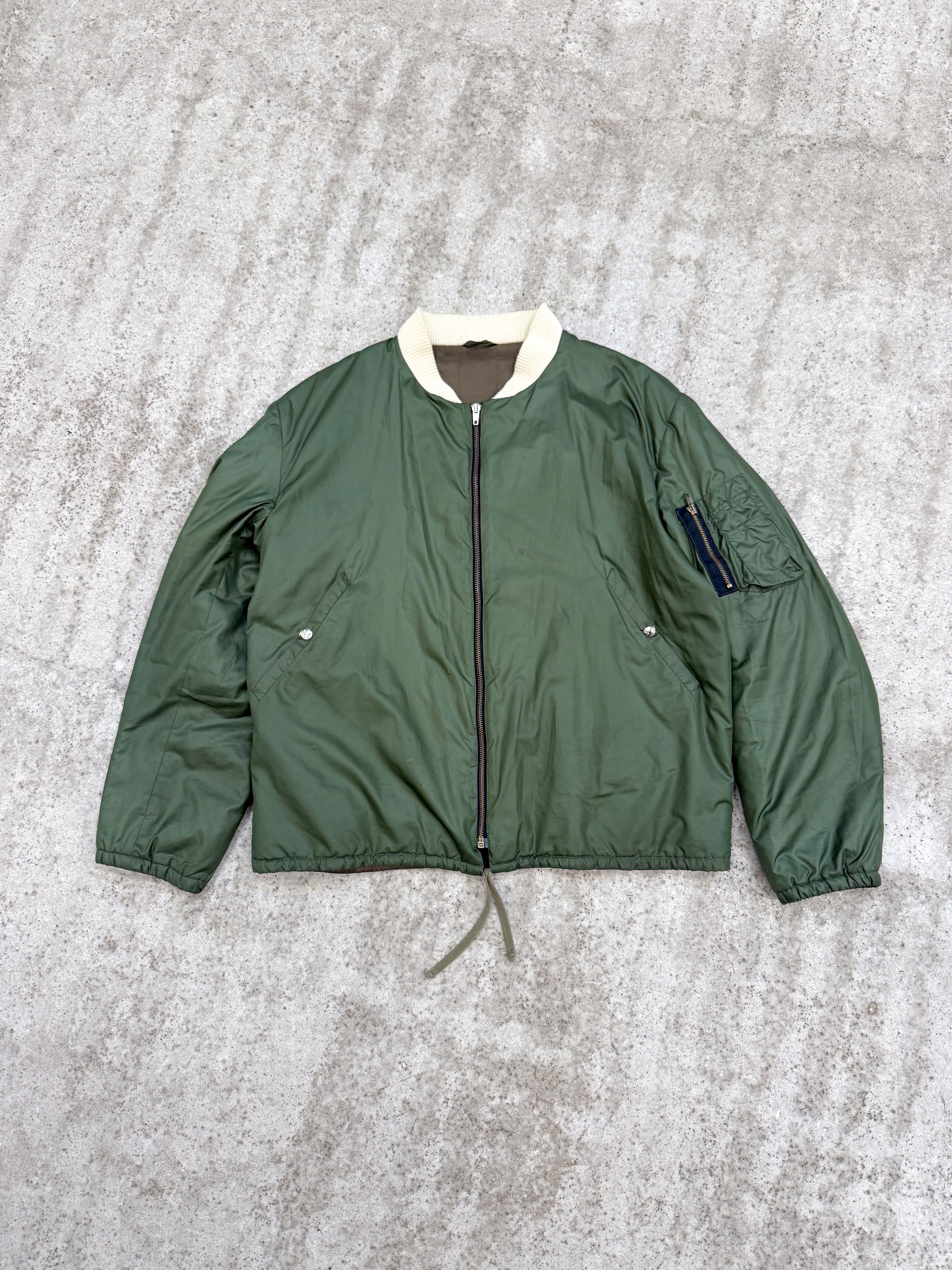 1990's Helmut Lang Light MA-1 Jacket With Contrasting Collar