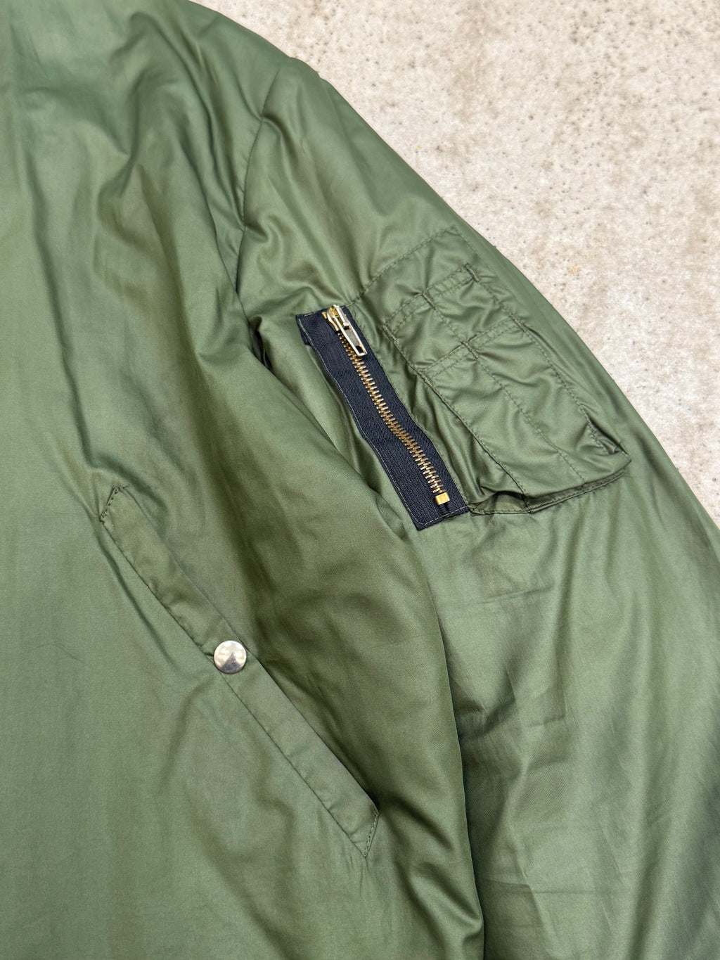 1990's Helmut Lang Light MA-1 Jacket With Contrasting Collar