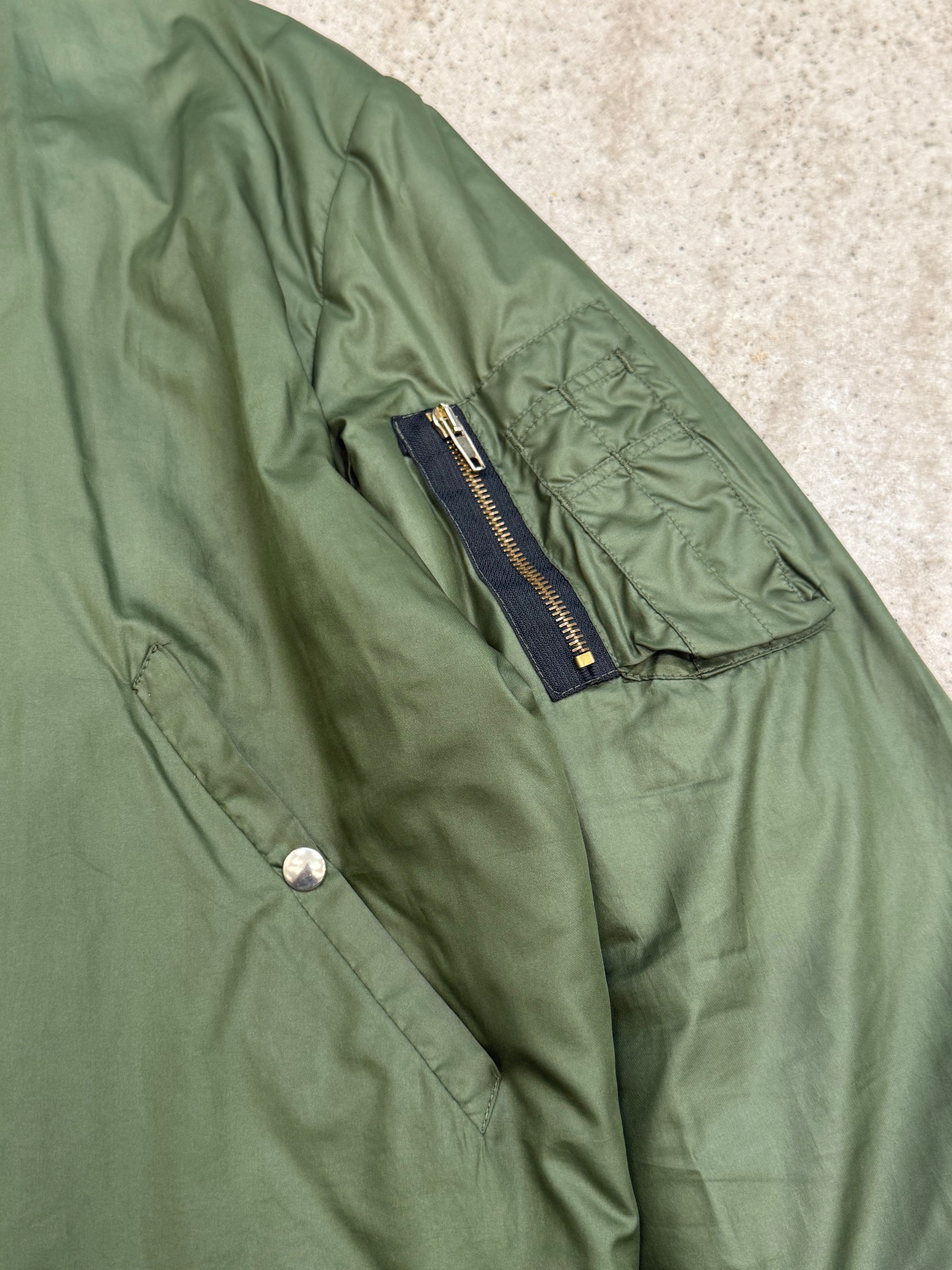 1990's Helmut Lang Light MA-1 Jacket With Contrasting Collar