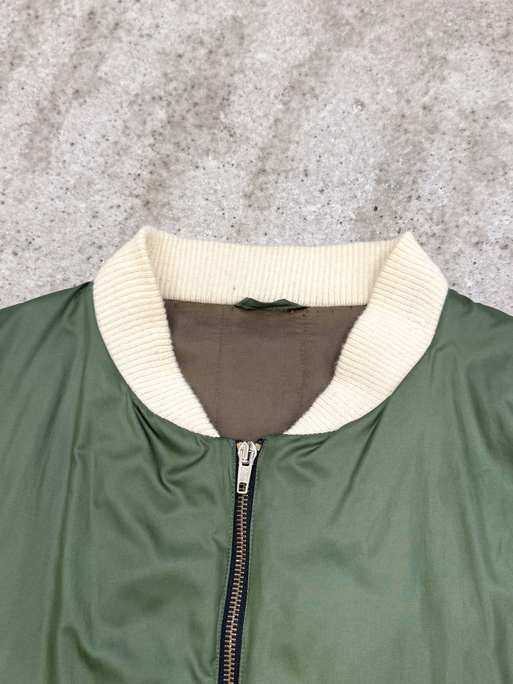 1990's Helmut Lang Light MA-1 Jacket With Contrasting Collar