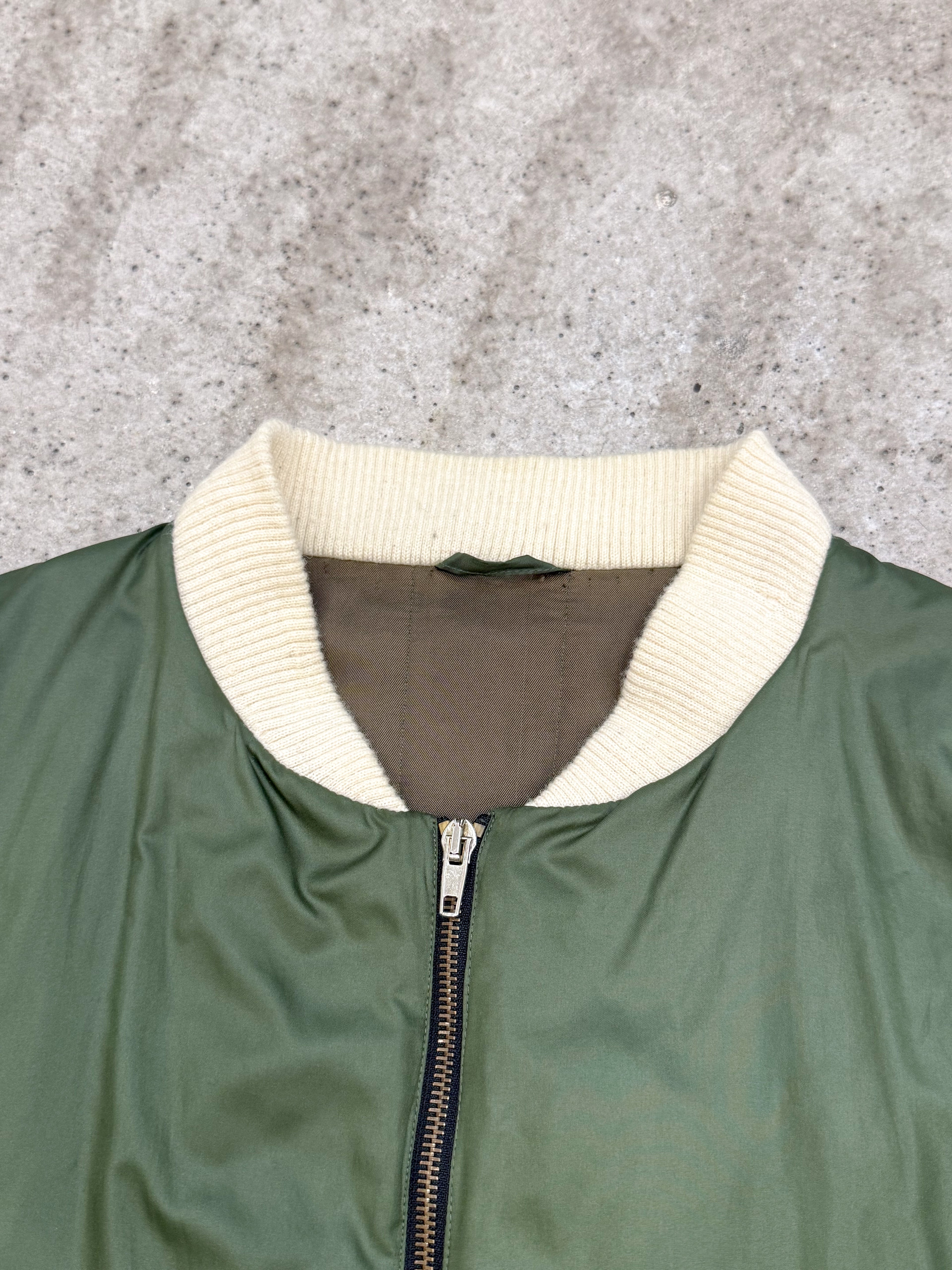 1990's Helmut Lang Light MA-1 Jacket With Contrasting Collar