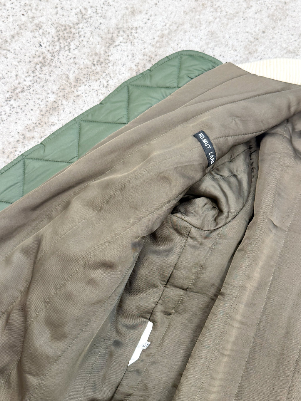 1990's Helmut Lang Light MA-1 Jacket With Contrasting Collar