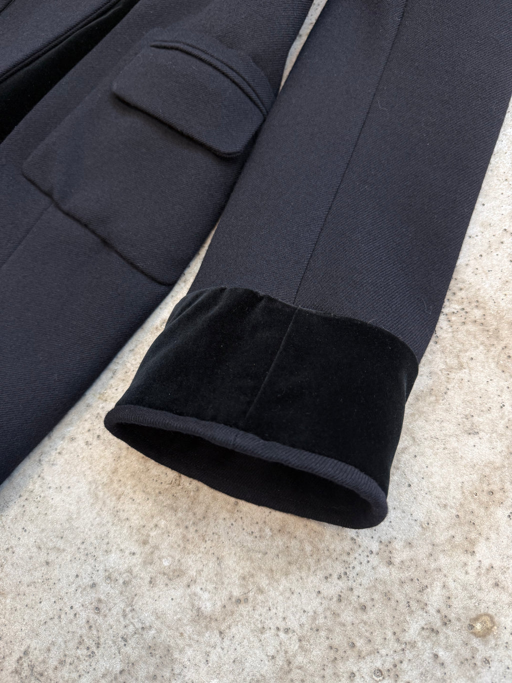 FW2007 Balenciaga by Nicolas Ghesquière Wool Coat With Chinese Embroidery