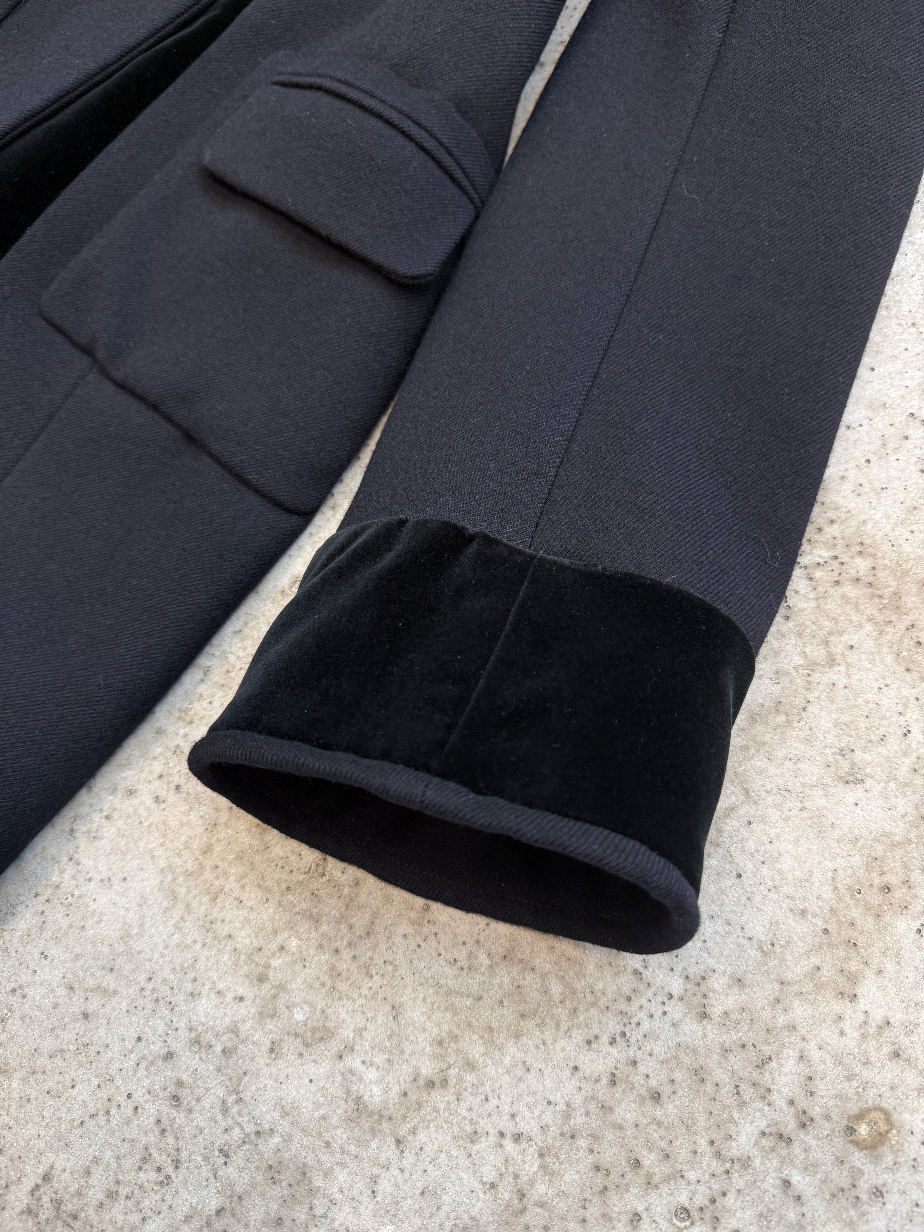 FW2007 Balenciaga by Nicolas Ghesquière Wool Coat With Chinese Embroidery