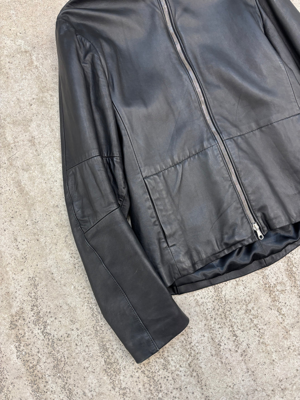 1990's Vexed Generation Ninja Hooded Leather Jacket