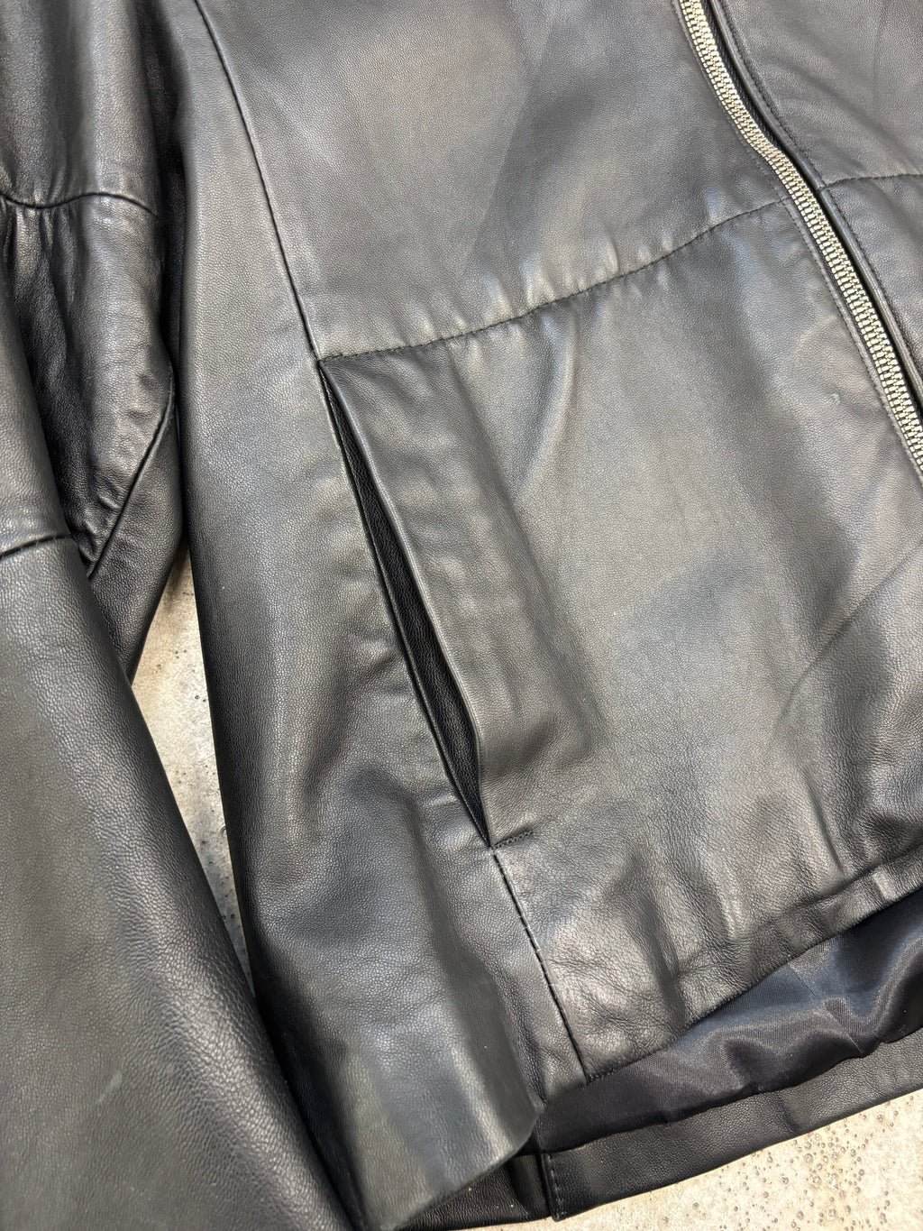 1990's Vexed Generation Ninja Hooded Leather Jacket