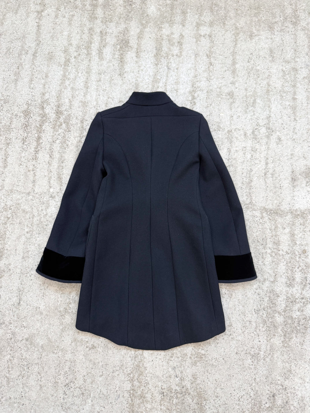 FW2007 Balenciaga by Nicolas Ghesquière Wool Coat With Chinese Embroidery