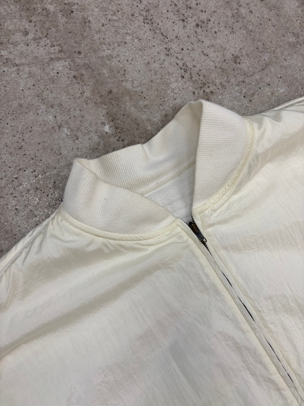 1980's Issey Miyake Reversible Nylon Light Bomber With Cotton Padding