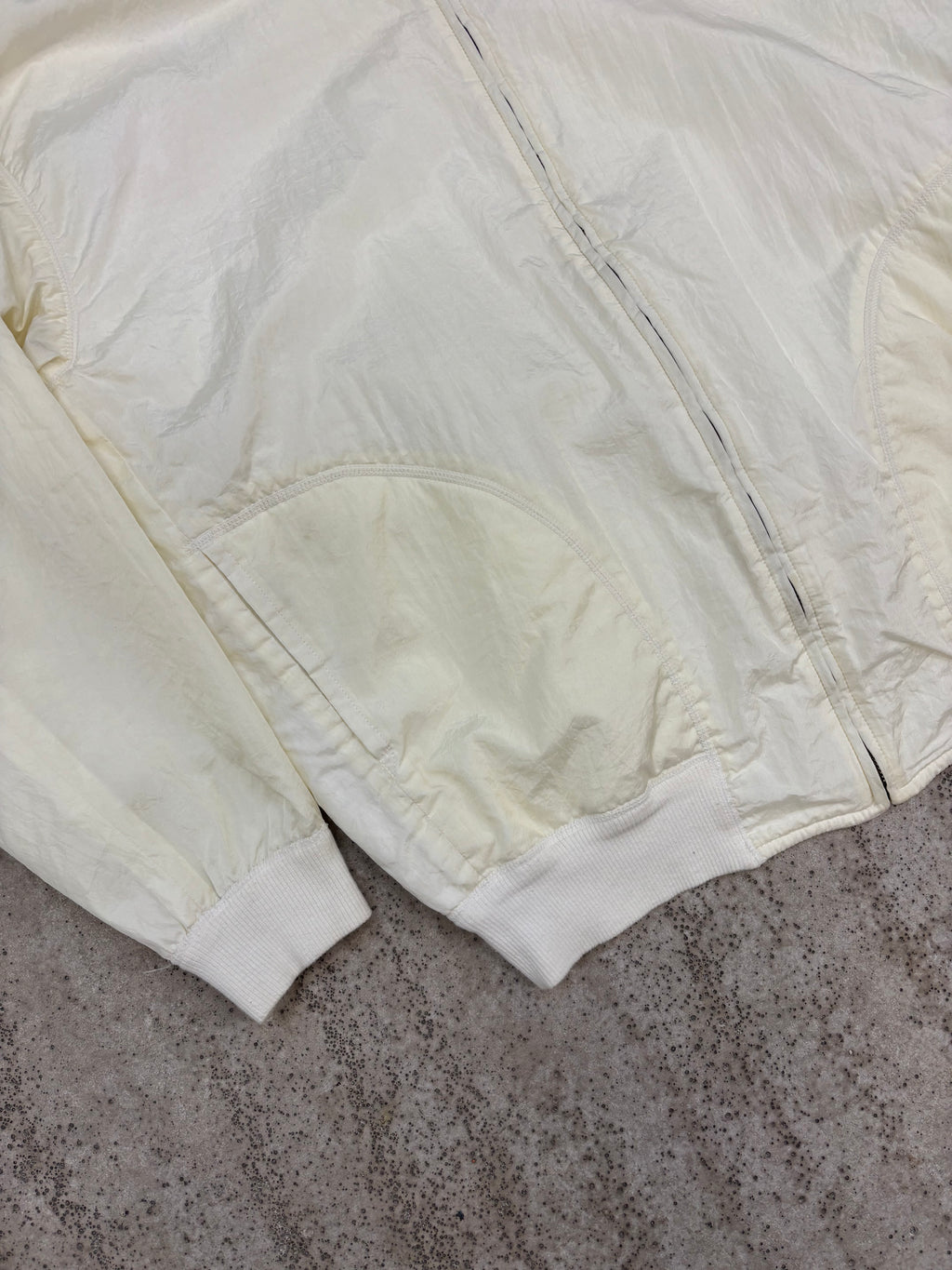 1980's Issey Miyake Reversible Nylon Light Bomber With Cotton Padding