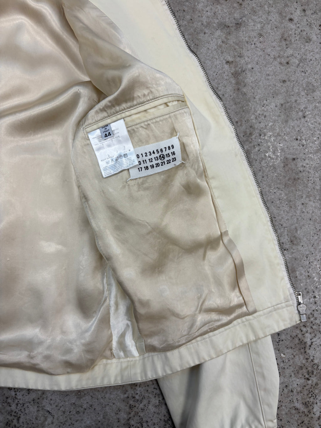 SS2007 Martin Margiela Men's Light Blouson With Buttoning Detail