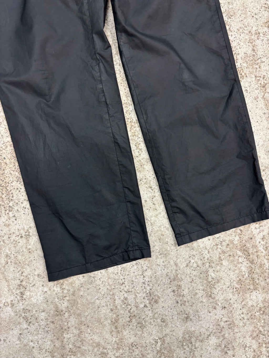 2000's Helmut Lang Nylon Drawstring Adjustable Straight Pants