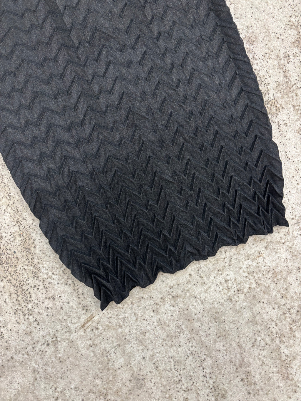 1980's Romeo Gigli Plissé Patterned Maxi Skirt