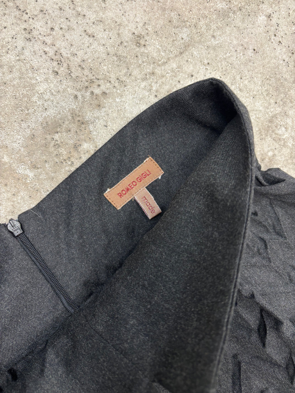 1980's Romeo Gigli Plissé Patterned Maxi Skirt