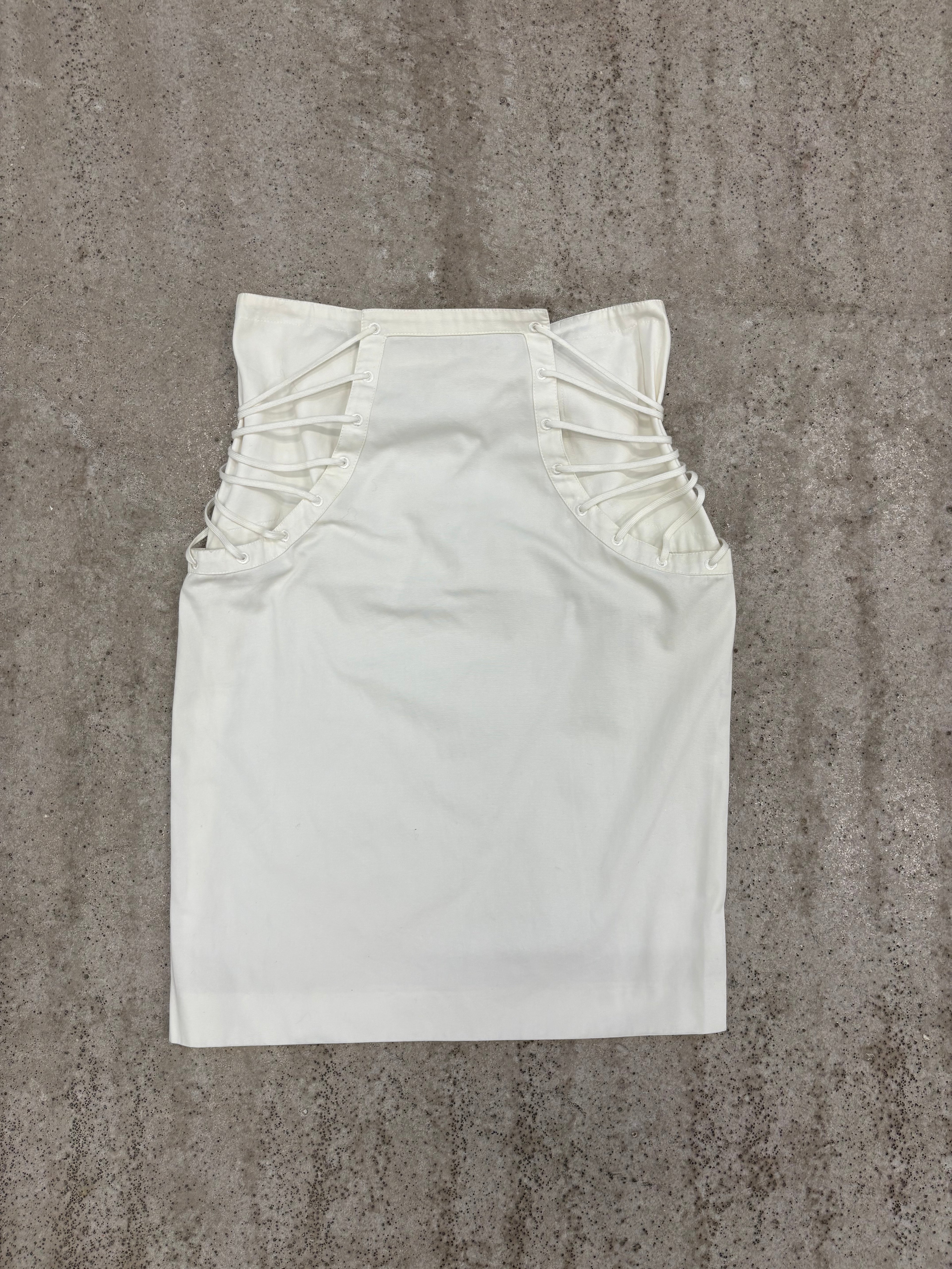 1990's Alexander McQueen Corseted Skirt