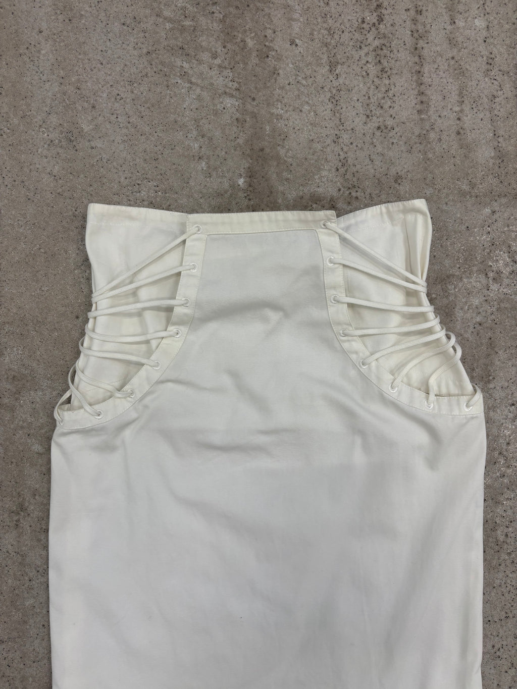 1990's Alexander McQueen Corseted Skirt