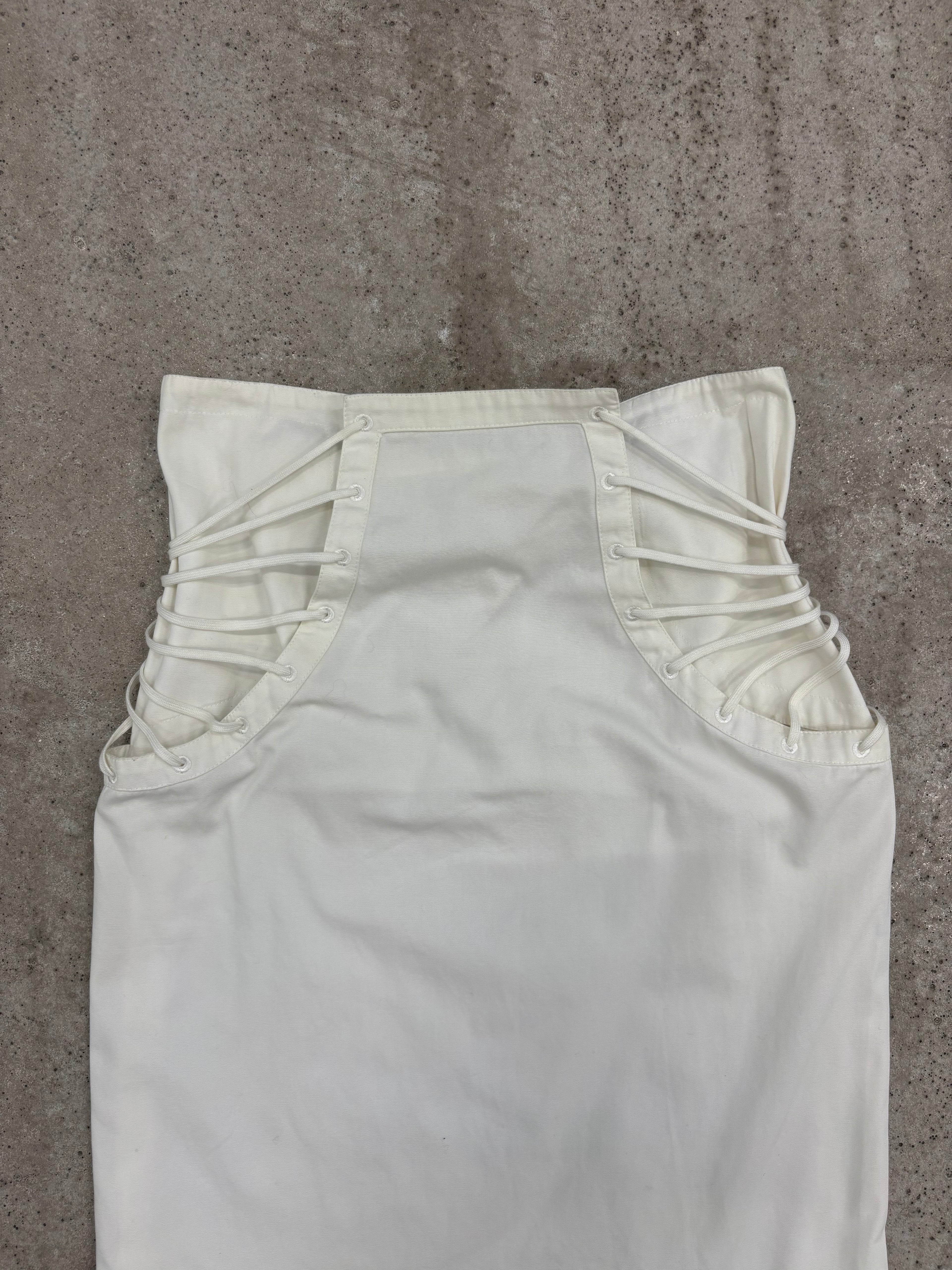 1990's Alexander McQueen Corseted Skirt