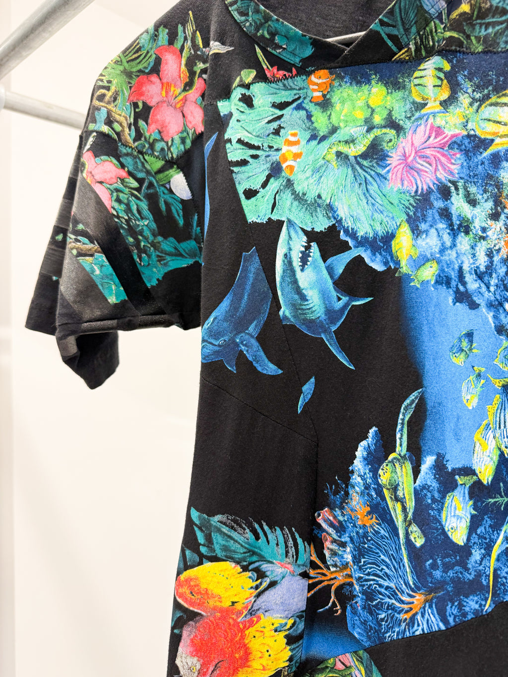 SS2003 Balenciaga by Nicolas Ghesquière Scuba Dress With Plastisol Strips