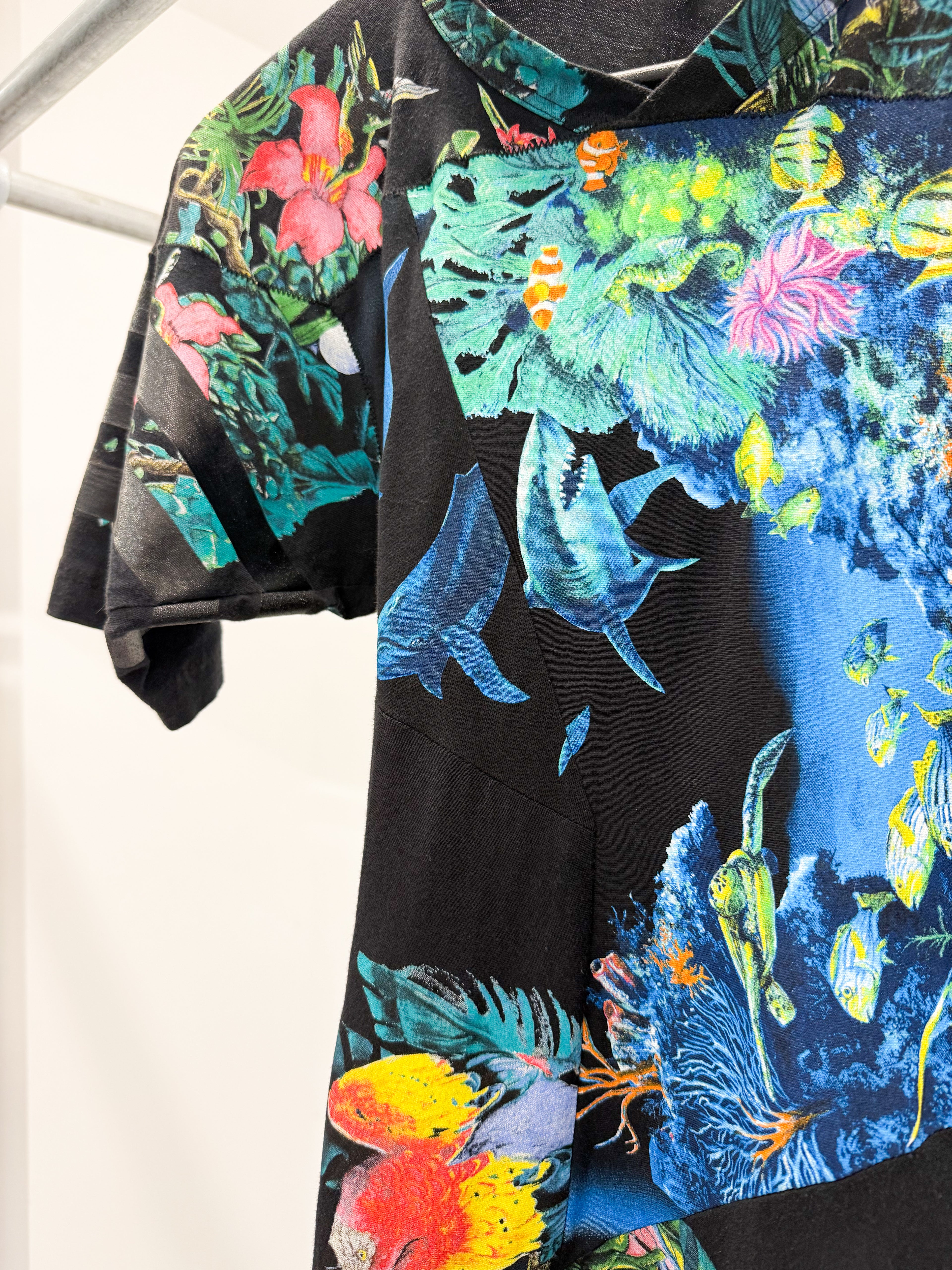 SS2003 Balenciaga by Nicolas Ghesquière Scuba Dress With Plastisol Strips