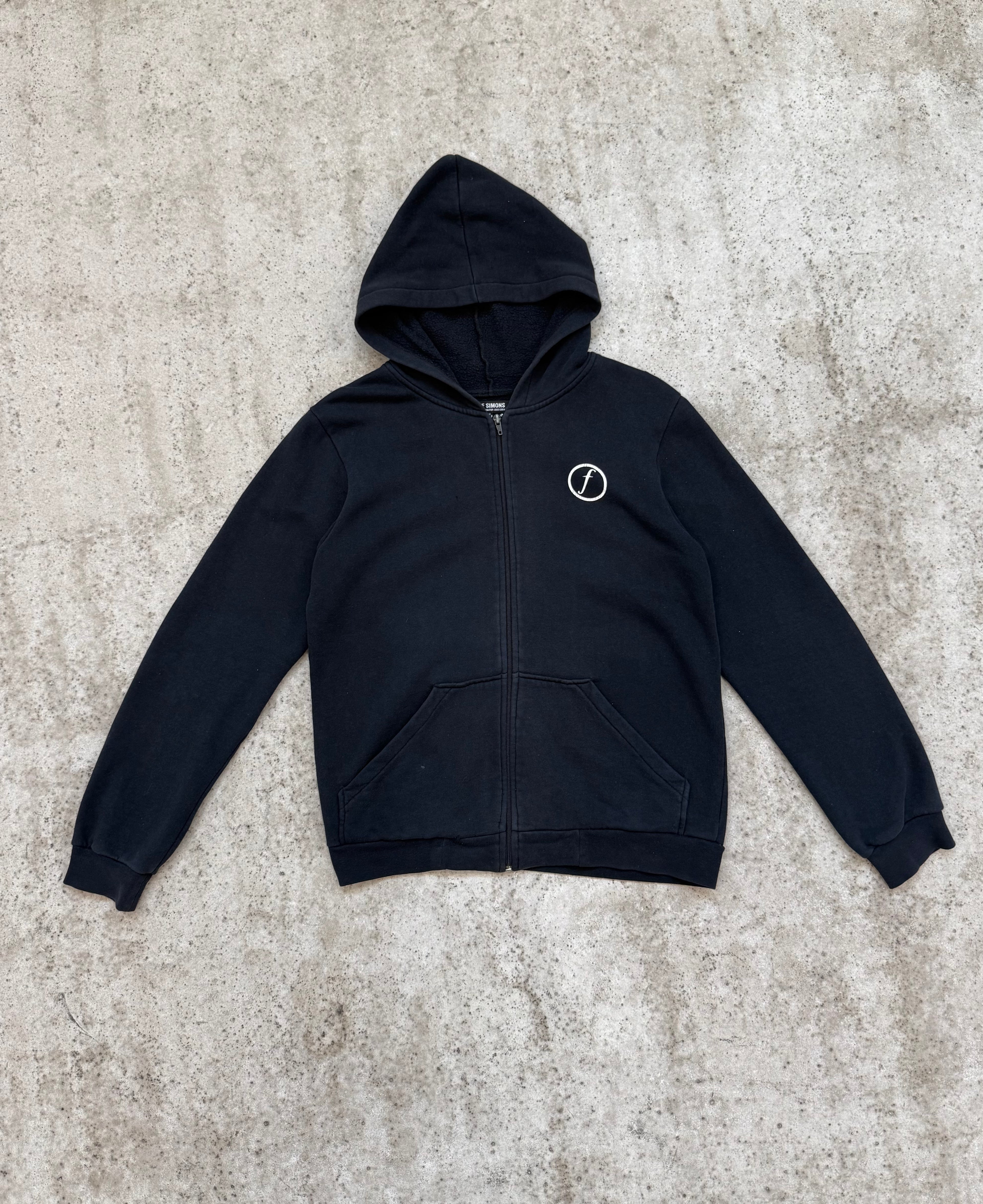 AW03-04 Raf Simons 'Closer' Factory Records Zip-Up Hoodie