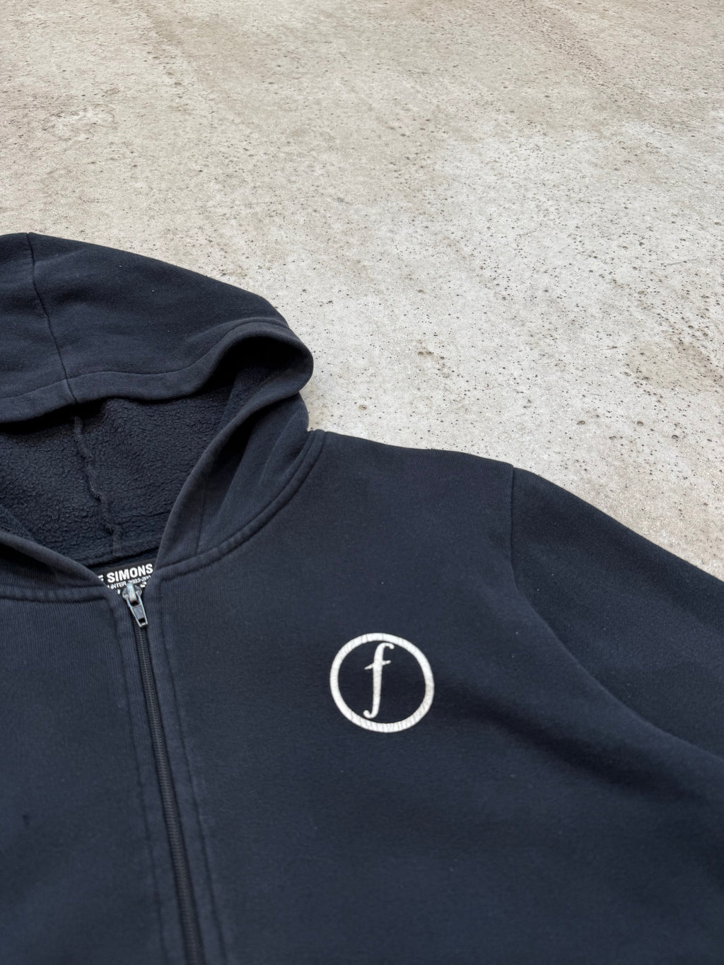 AW03-04 Raf Simons 'Closer' Factory Records Zip-Up Hoodie